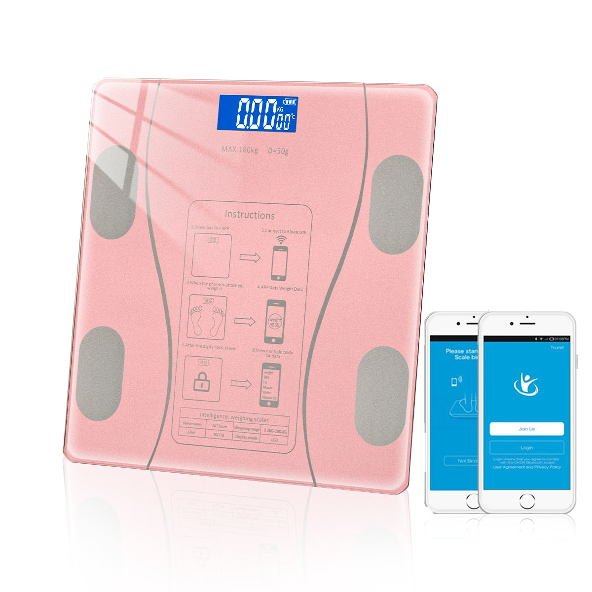 Smart Scale BMI Digital Analyzer