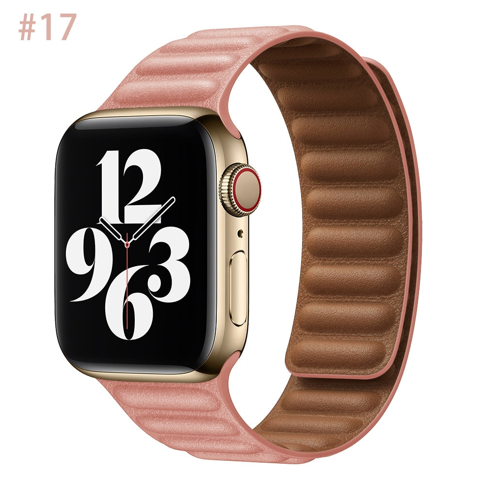 Leather Strap for Apple watch Ultra band