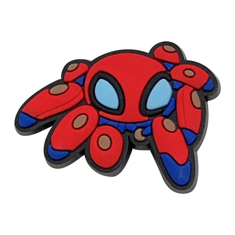 Cute Disney Marvel superhero PVC croc shoes charms