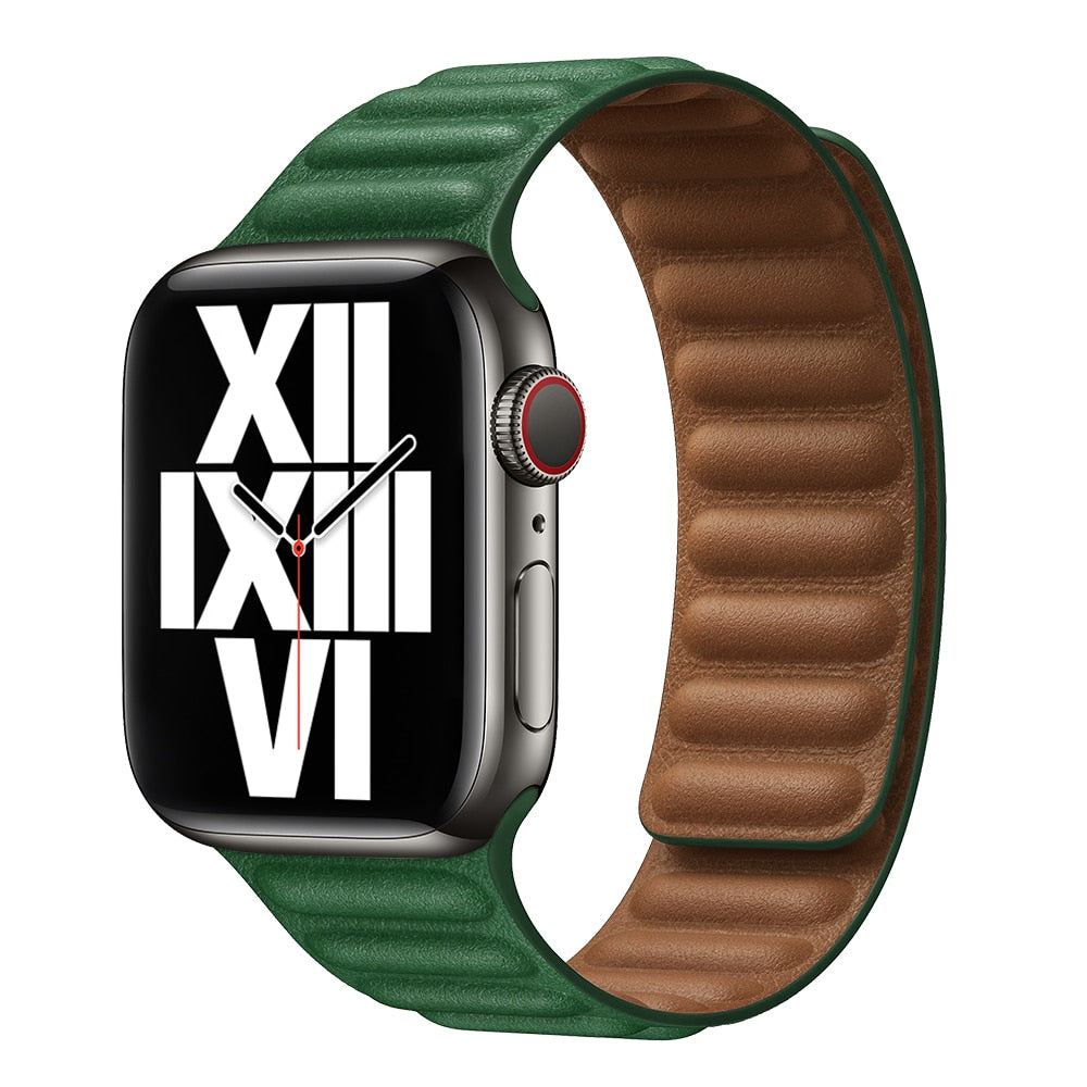 Leather Strap for Apple watch Ultra band