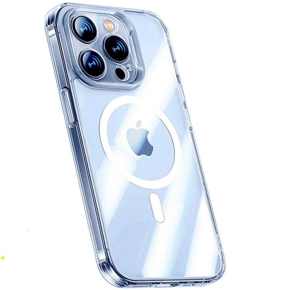 Luxury Wireless Magnetic Cover For Apple MagSafe Case