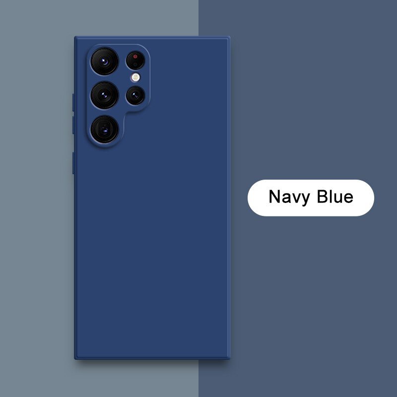 Square Liquid Silicone Cases for Samsung Galaxy