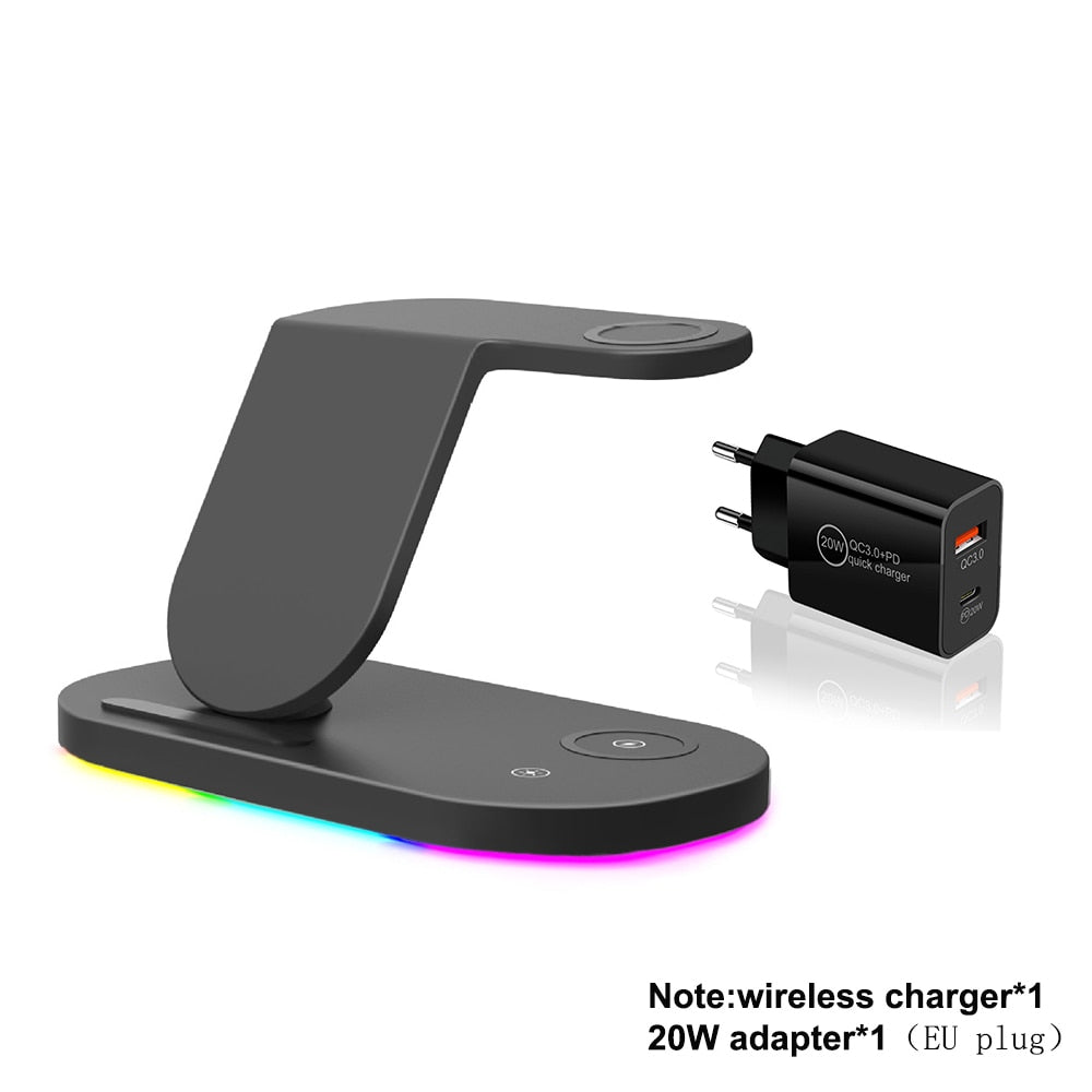 3 in 1 Wireless Charger Stand for Samsung Galaxy