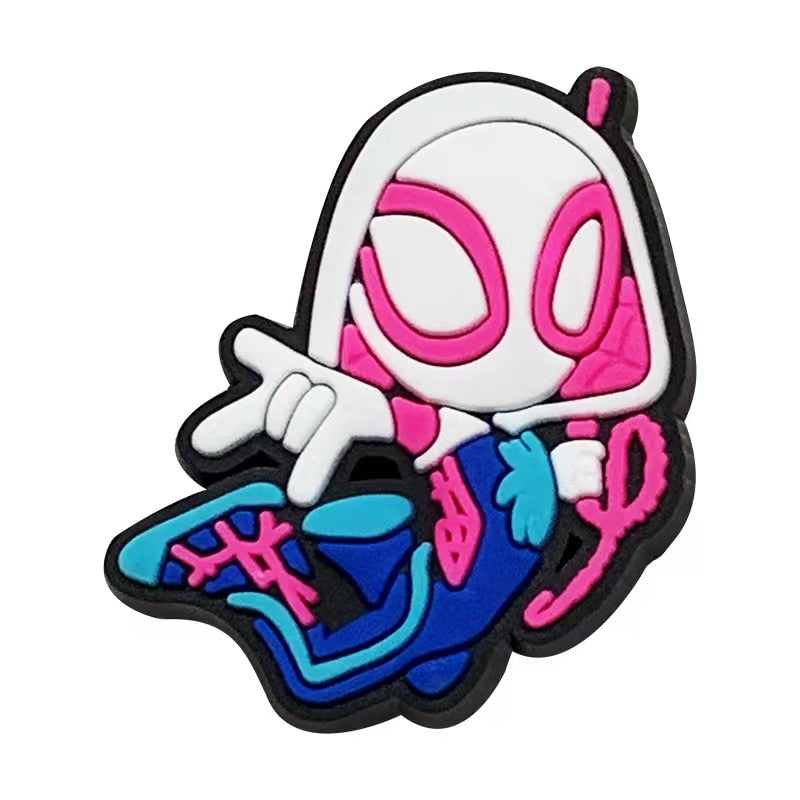 Cute Disney Marvel superhero PVC croc shoes charms