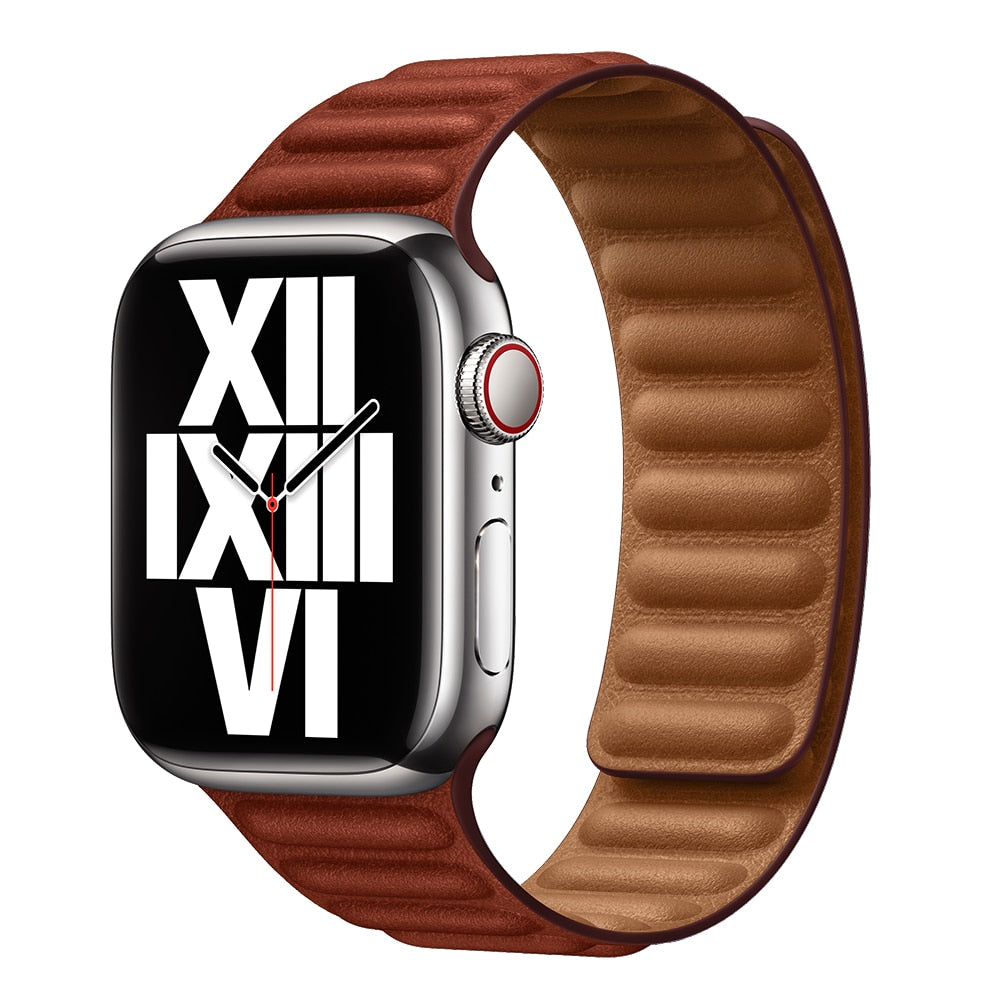 Leather Strap for Apple watch Ultra band