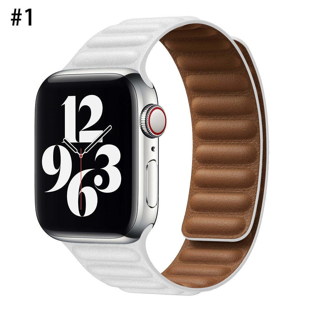Leather Strap for Apple watch Ultra band
