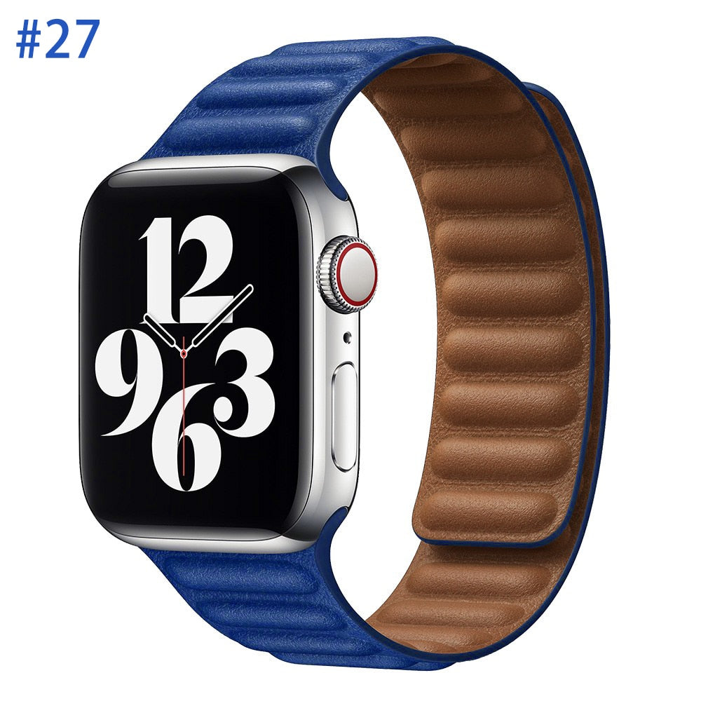 Leather Strap for Apple watch Ultra band