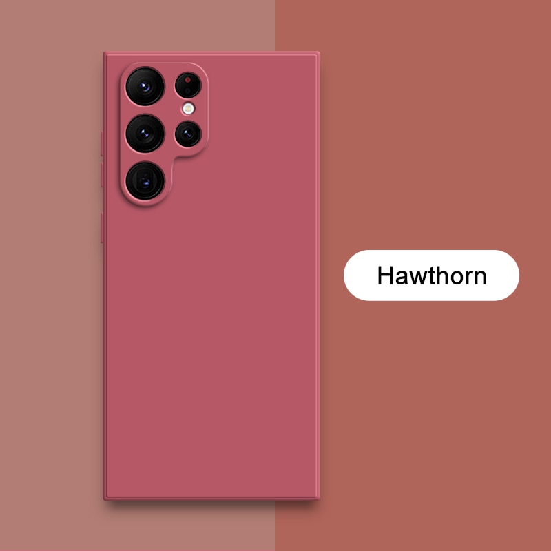 Square Liquid Silicone Cases for Samsung Galaxy