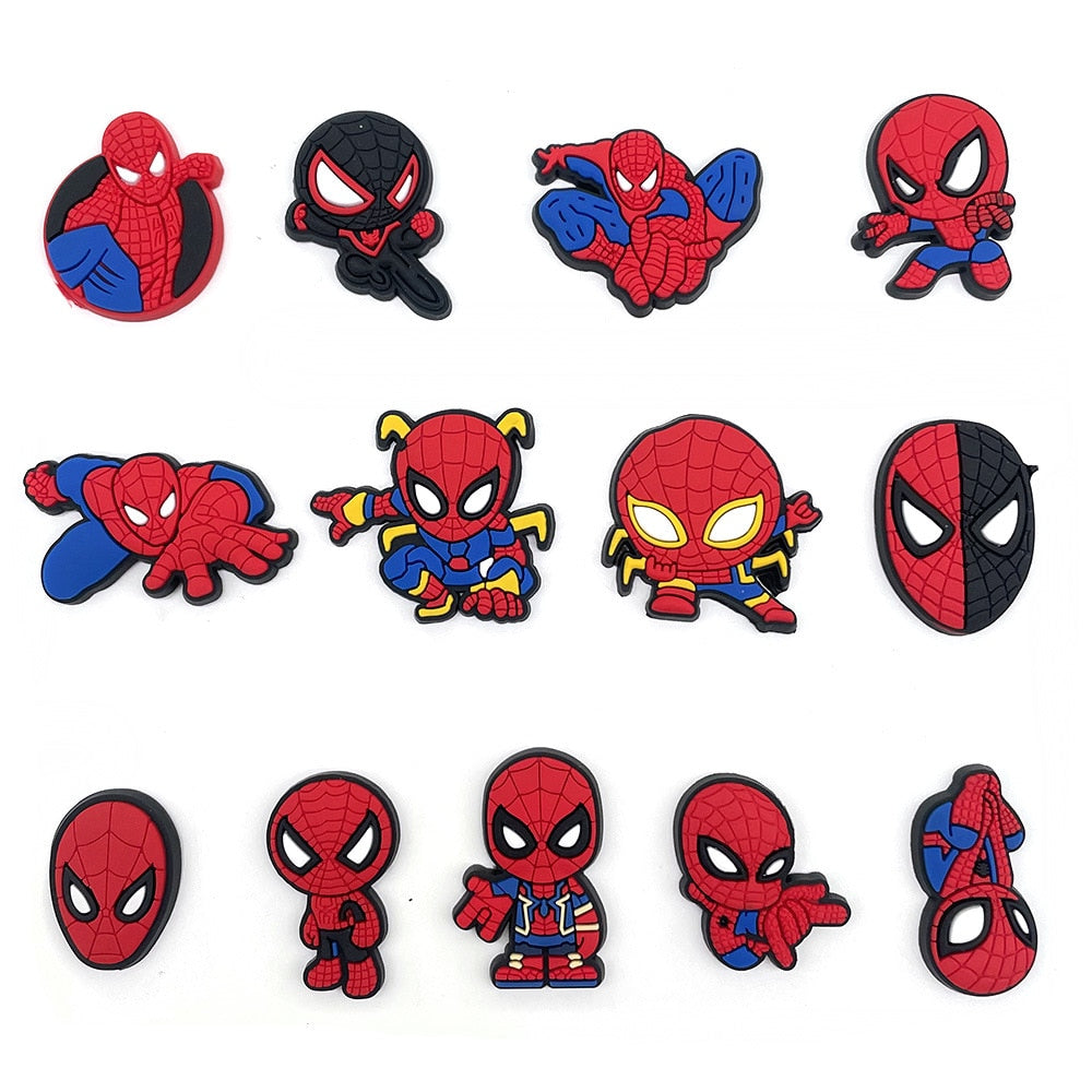 Cute Disney Marvel superhero PVC croc shoes charms