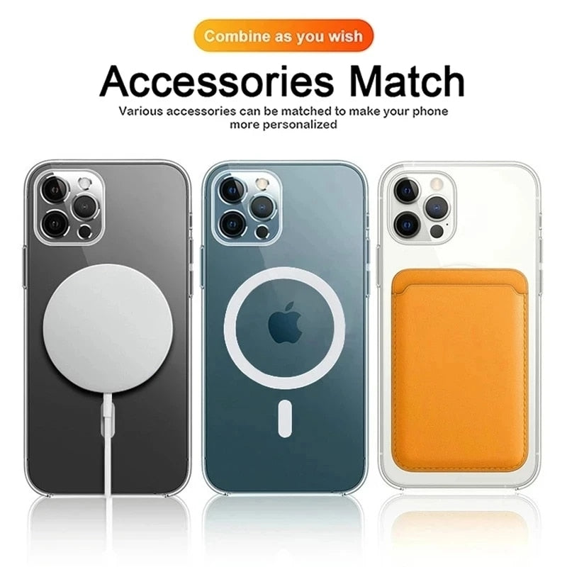 Original Magnetic Wireless Charger Case For iPhone