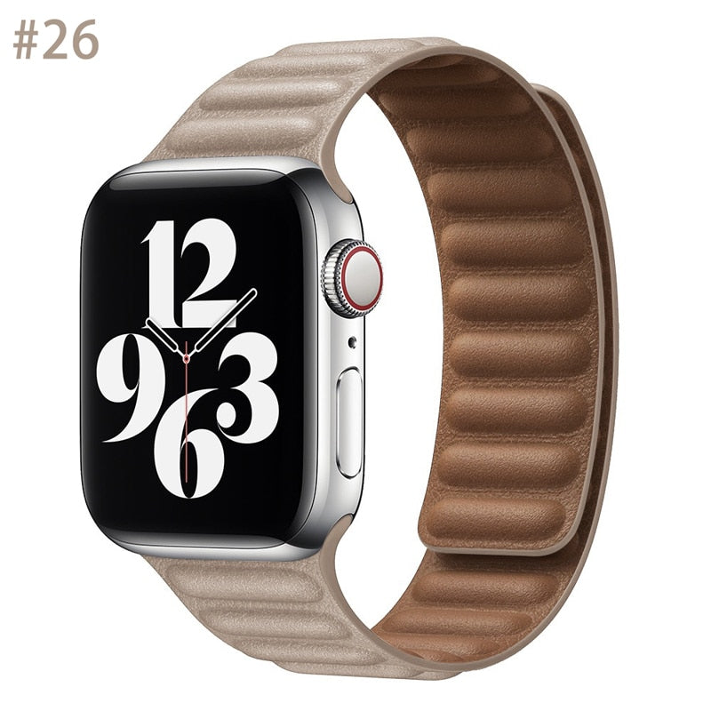 Leather Strap for Apple watch Ultra band