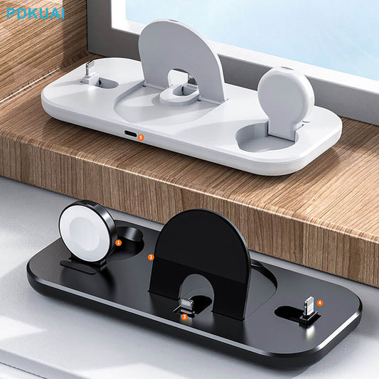 3 in 1 Wireless Charger Foldable Fast Charging Station
