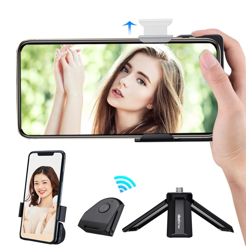 CapGrip Wireless Bluetooth Smartphone Selfie Booster Handle Grip