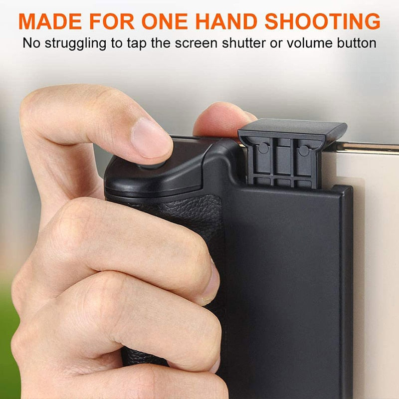 CapGrip Wireless Bluetooth Smartphone Selfie Booster Handle Grip