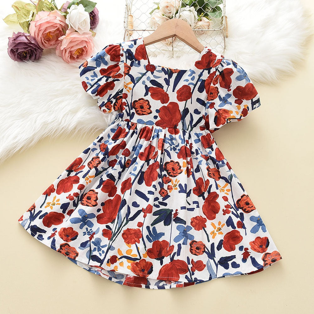 Floral Sweet Children Party Suits Butterfly Costume Children Clothing