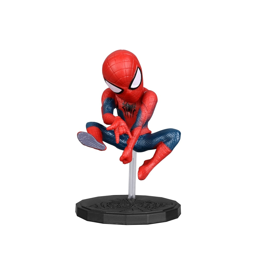 Disney Marvel Avengers Spider Man 4pcs/Set 6-8cm Action Figure Posture