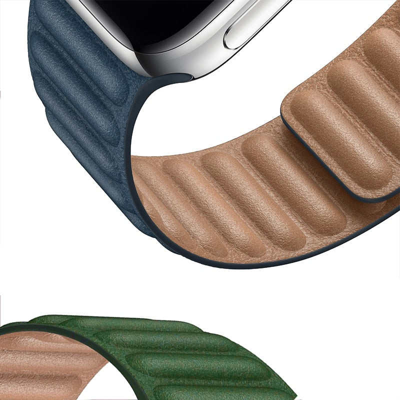 Leather Strap for Apple watch Ultra band
