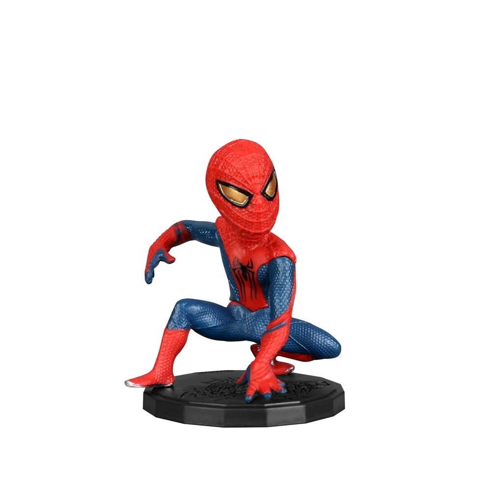 Disney Marvel Avengers Spider Man 4pcs/Set 6-8cm Action Figure Posture