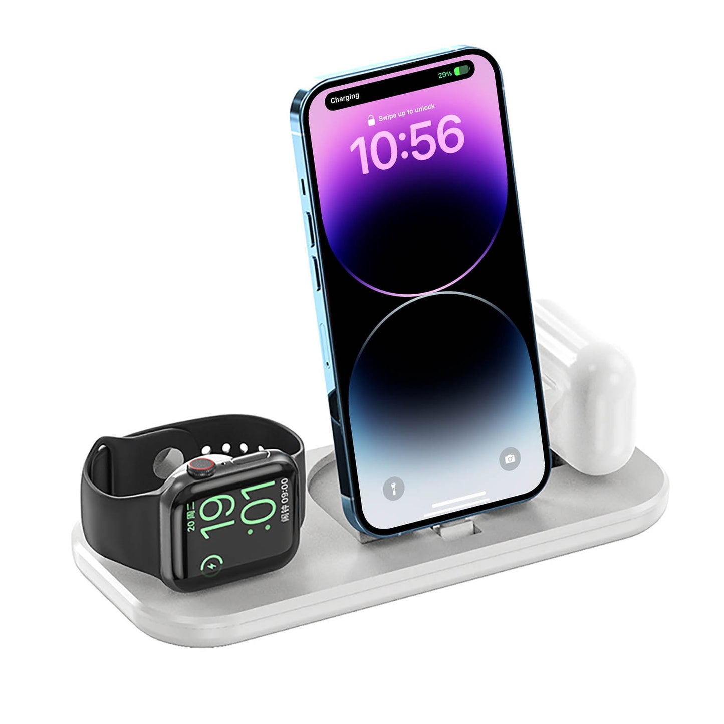3 in 1 Wireless Charger Foldable Fast Charging Station