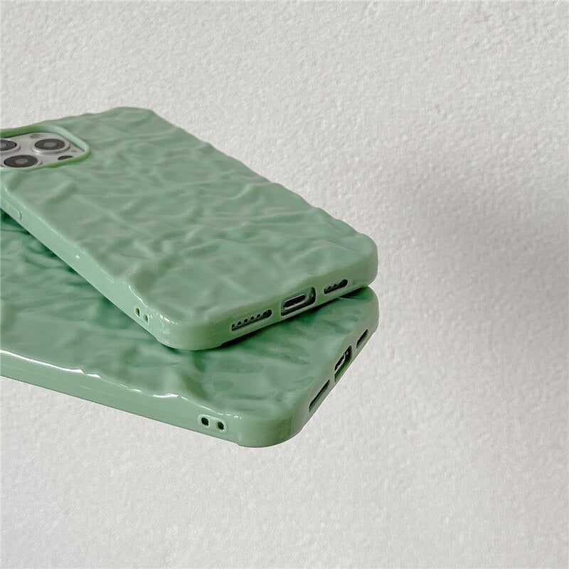 Green tea art summer cool Japanese iPhone Case