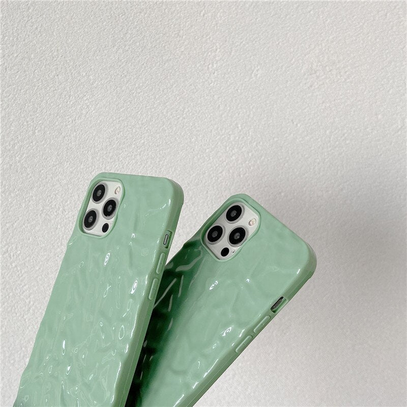 Green tea art summer cool Japanese iPhone Case