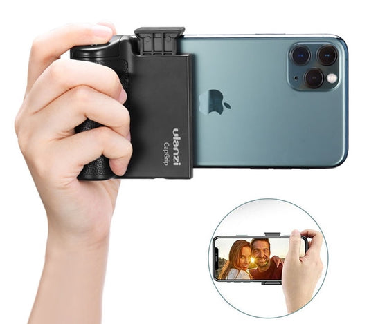 CapGrip Wireless Bluetooth Smartphone Selfie Booster Handle Grip