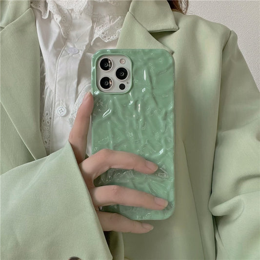 Green tea art summer cool Japanese iPhone Case